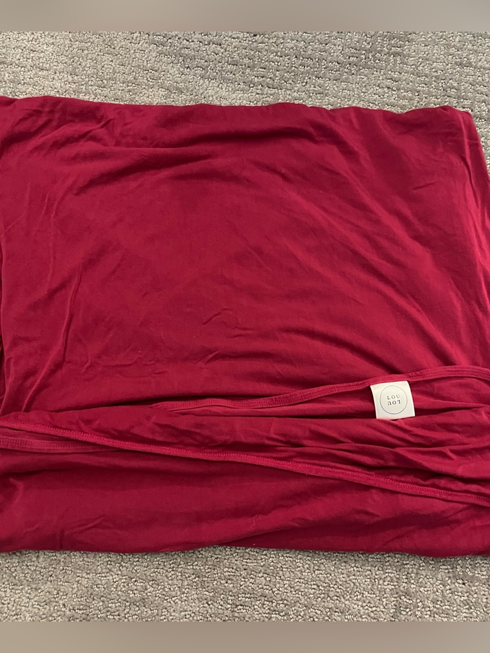 Lou Lou & Company Berry Red Baby Stretchy Swaddle/Sling